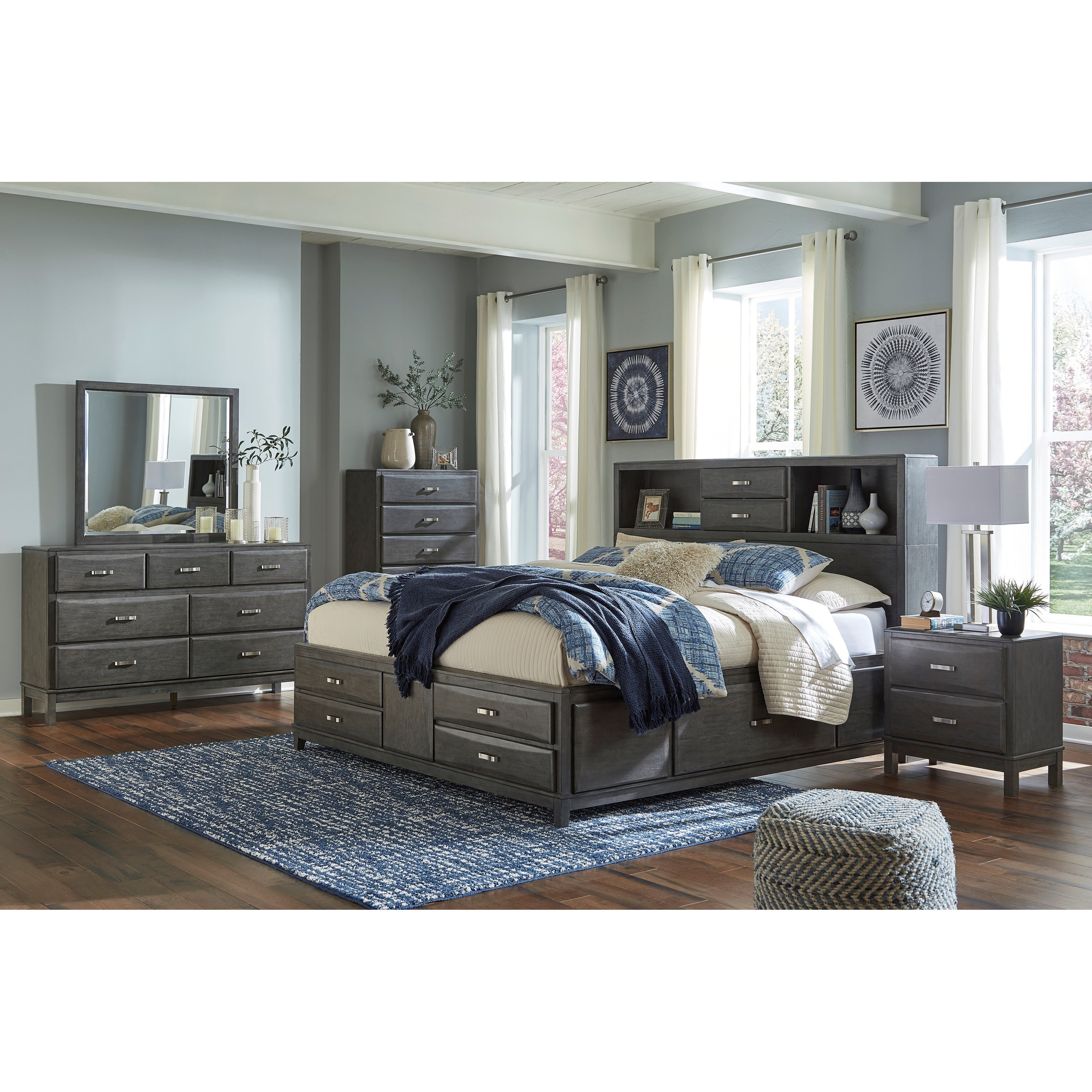 Signature Design by Ashley Caitbrook B476 Q Bedroom Group 1 Queen Bedroom Group Furniture and